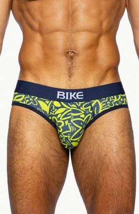 Bike Stretch Cotton Briefs in Flower Party at Nordstrom Rack, Size X-Large