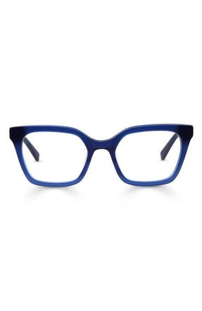Eyebobs Overlook 50mm Cat Eye Reading Glasses in Midnight Blue Crystal at Nordstrom, Size +1.75