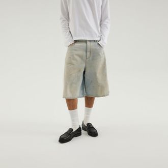 1989 STUDIO Light blue denim shorts