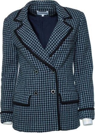 Claudie Pierlot Pied de poule jacket in blue