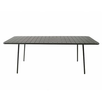 Concept Usine Mesa de jard&iacute;n para 8/10 personas 200 cm gris oscuro