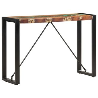 vidaXL Mesa Consola De Madera Maciza Reciclada 110x35x76 Cm Vidaxl