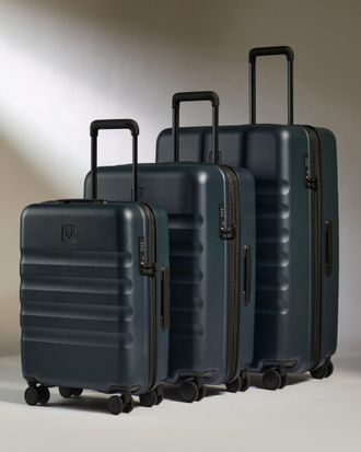Antler Suitcase Set In Indigo Blue - Icon Stripe