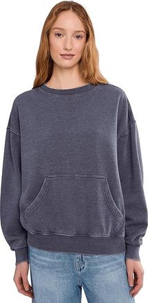 Free People Slow It Down Pullover Womens Clothing Peacoat : LG (Womens 12-14), Cotton/Polyester