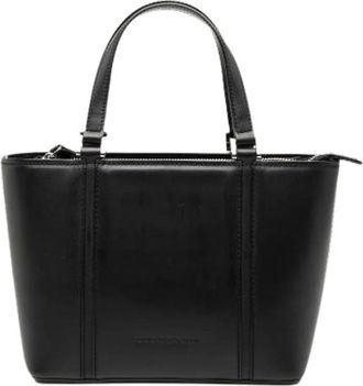 Burberry Pre-owned Handbags, female, Black, Size: ONE SIZE Pre-owned Top Zip Handbag