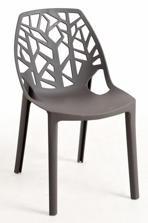 Regalos Miguel Regalos Miguel - Sillas Jard&iacute;n - Silla Hissar Polipropileno - Gris Oscuro