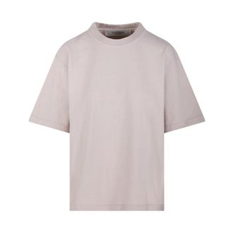 Golden Goose T-Shirts, female, Gray, Size: XS Boxi T-Shirt Logo Patch