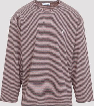 Jil Sander Striped Long Sleeve T Shirt