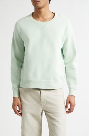 Visvim Jumbo French Terry Sweatshirt in Light Green at Nordstrom, Size 3
