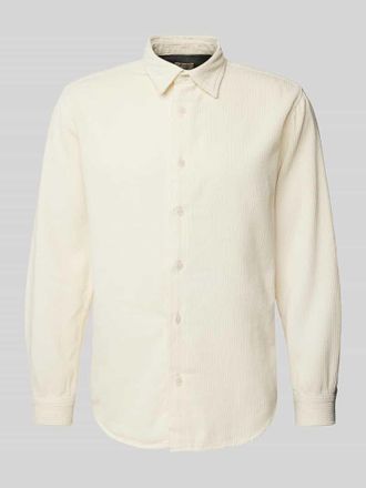 Redefined Rebel Regular Fit Cordhemd mit Kentkragen Modell TRISTAN in Offwhite, Gr&ouml;&szlig;e XL