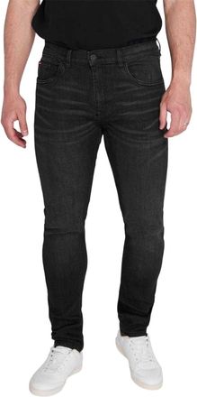 Lee Cooper Effen slim-fit denimjeans voor heren (Zwart)