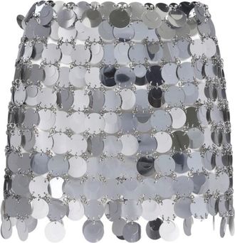 Paco Rabanne Gonna Mini Paillettes