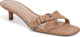 Favorite Daughter Shiloh Kitten Heel Sandal in Macchiato Suede at Nordstrom, Size 6.5