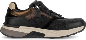 Gabor Schoenen, Dames, Zwart, 40 1/2 EU, Rollingsoft Sneaker