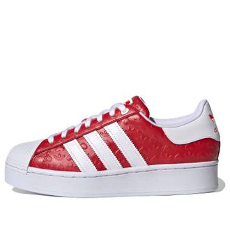 adidas (WMNS) adidas Superstar Bold Heart Embossed - Scarlet FZ1836