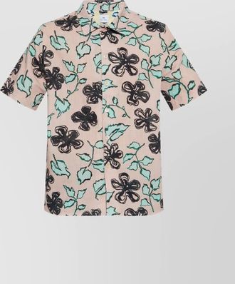 Paul Smith floral pattern organic cotton shirt