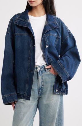 DL1961 Nara Oversized HIGHLUXE Denim Jacket in December at Nordstrom, Size X-Small