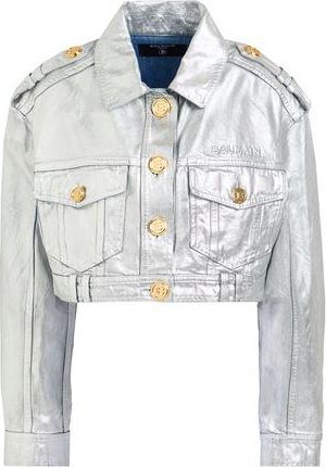 Balmain COATS & JACKETS - Denim outerwear on YOOX.COM