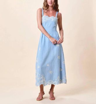 Cleobella Marceline Midi Dress In Glacier