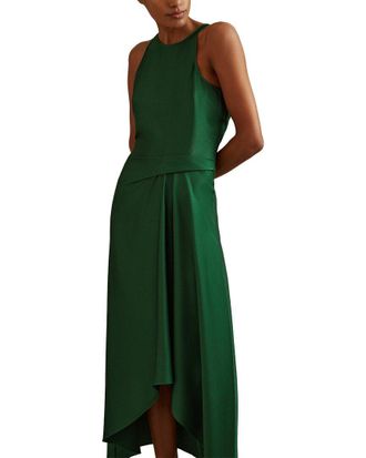 Reiss Micah Drape Occasion Dress