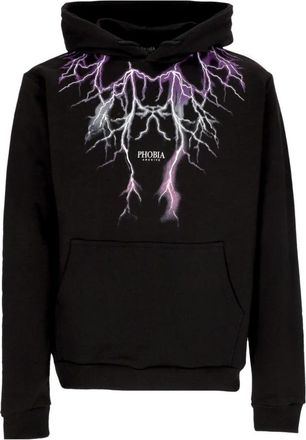 Phobia Archive Lightning Hoodie - Heren - Hoodies - Zwart - L - Katoen - Hoodies & sweatvesten