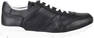 Kiton Leren Hertenleren Sneakers - Heren - Sneakers - Zwart - 44 EU - Leer - Schoenen