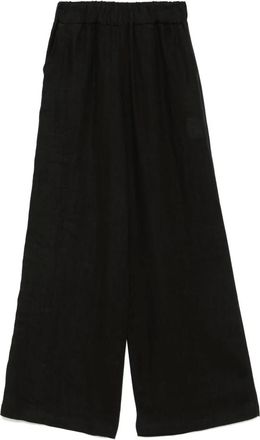 Kaos Kaos, Dames, Broeken, Zwart, Maat: XL Linnen