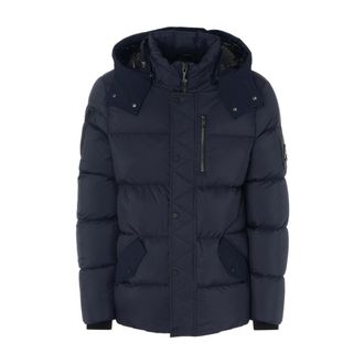 Moose Knuckles 3Q Navy Jacket - male - Moose Knuckles - Winter Jackets - Blue - 2XL - Jackets