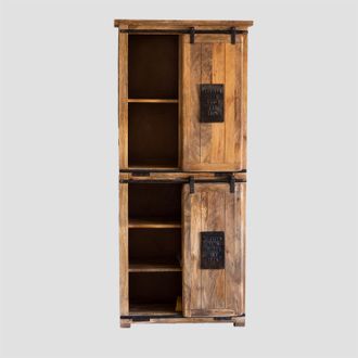 Sklum Armario Con 2 Puertas Correderas En Madera De Mango Uain Sklum
