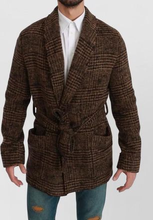 Dolce & Gabbana check coat