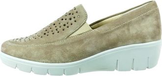 Semler Leren instapper - Dames - Schoenen - Beige - Maat: 38 1/2 EU Leer