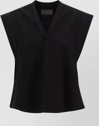 Christophe Lemaire denim belted vest