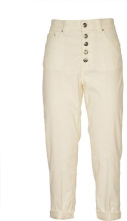 Dondup High-Waisted Ice Trousers With Rolled Cuffs