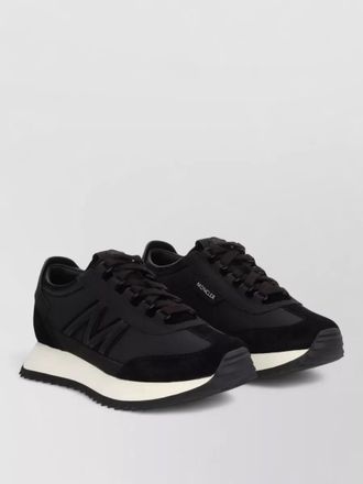 Moncler leather low-top sneakers