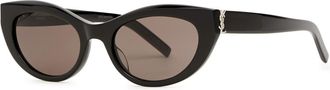Saint Laurent Cat-eye Sunglasses - Black
