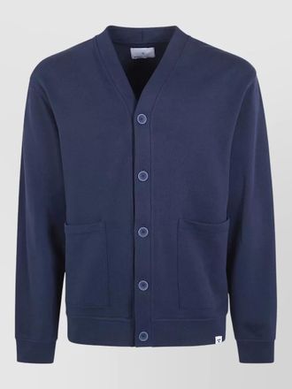 WOC seattle cardigan front pockets v neckline