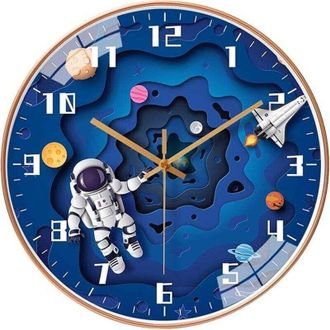 OEM Reloj De Pared Infantil Silencioso Con Mecanismo Silencioso, Reloj De Pared Infantil Redondo Sin Tictac - Crezuo