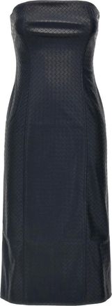 Rotate Rotate Birger Christensen, Dames, Jurken, Blauw, Maat: S Leer