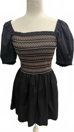 Madewell Womens Fit And Flare Dress In Black