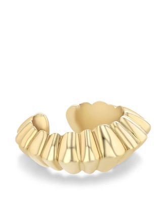 Lizzie Mandler 18kt yellow gold Crescent ear cuff - women - 18kt Yellow Gold - One Size