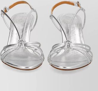 Aeyde laminated nappa leather sandals