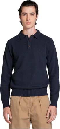 IMPURE Colin Polo Sweater - - Knitwear - Uomo - Blu - 2XL