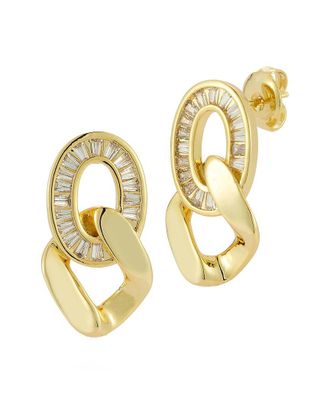 Glaze Jewelry 18K Plated Cz Earrings