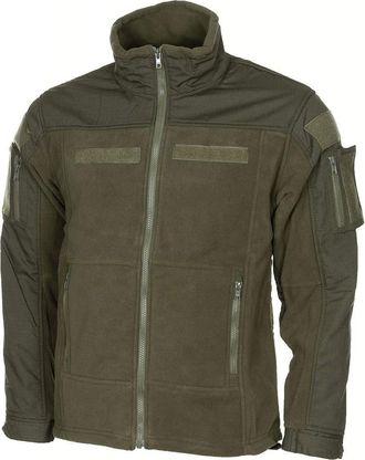 MFH Mens US Combat Fleece Jacket Olive Size 3XL