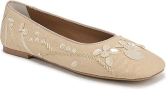 Franco Sarto Flexa Winley Ballet Flat in Natural at Nordstrom, Size 9.5