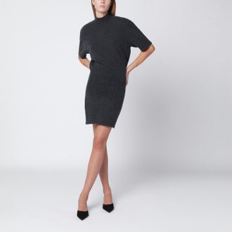 Jacquemus Dark grey wool and cashmere dress
