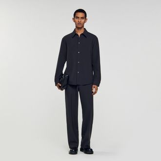 Sandro Long-sleeved jersey shirt