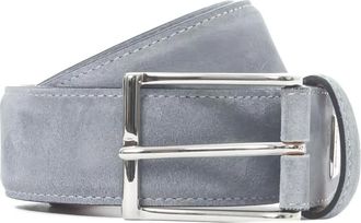 Santoni Cintura in pelle scamosciata - Blu