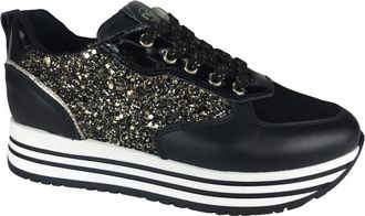Nero Giardini Stijlvolle Sneakers Upgrade Collectie - Dames - Sneakers - Zwart - 35 EU - Schoenen