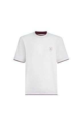 Brunello Cucinelli T-shirt with faux-layering in White at Nordstrom, Size Xx-Large Eu